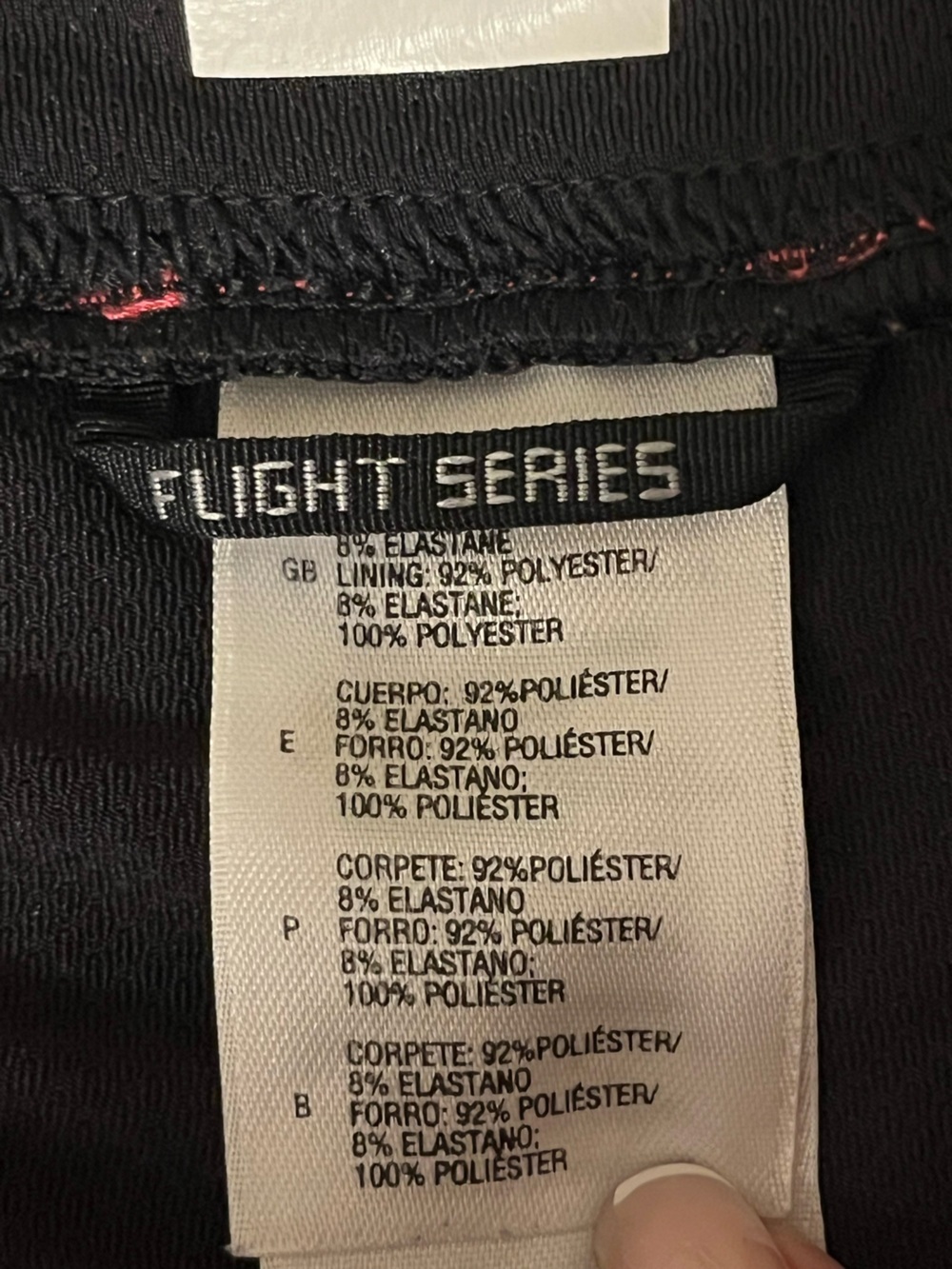 The Northface VaporWick Skort - Flight Series Pink with Black Waistband, Medium - Picture 9 of 11